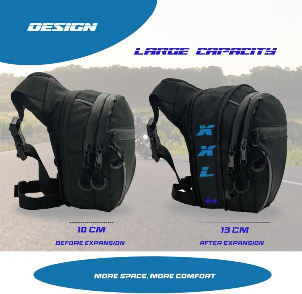 AHR Quality Pernera Moto (+ Llavero) con Tiradores Técnicos - Imagen 3